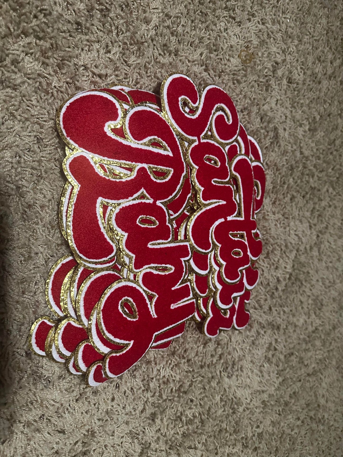 Santa Baby Chenille Patch