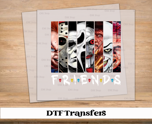 Halloween Friends DTF Transfer