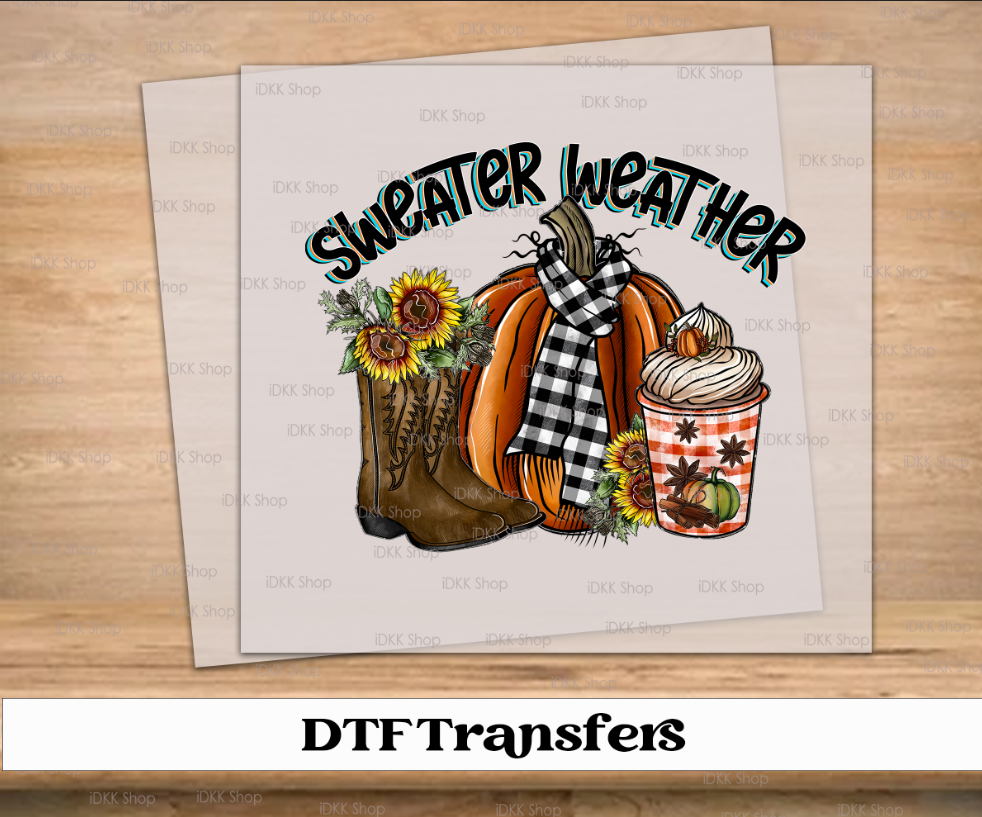 Sweater Weather DTF Transfer