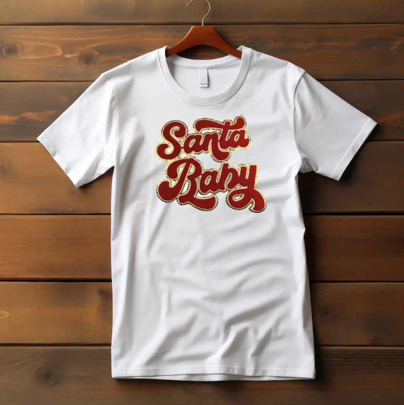 Santa Baby Chenille Patch