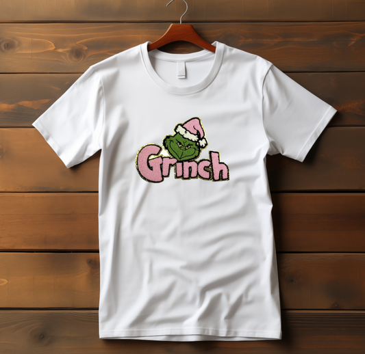 Grinch Christmas Chenille Patch