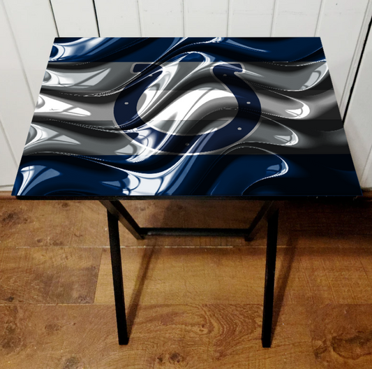 Football Metal Wave Sticker Pile TV Tray Decal