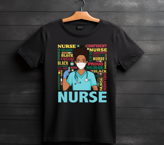 Nurse Black History DTF Transfer