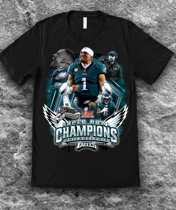 Eagles Super Bowl Champs DTF Transfer