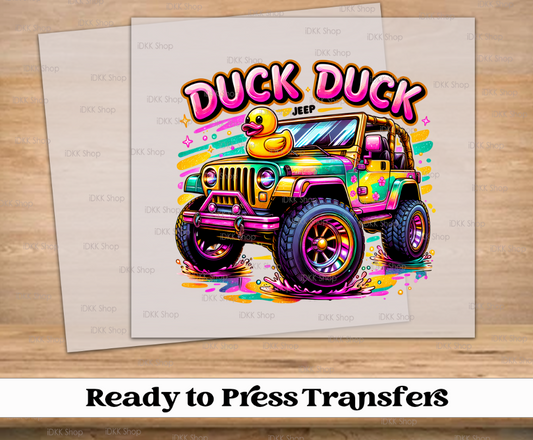 Duck Duck Jeep DTF Transfer