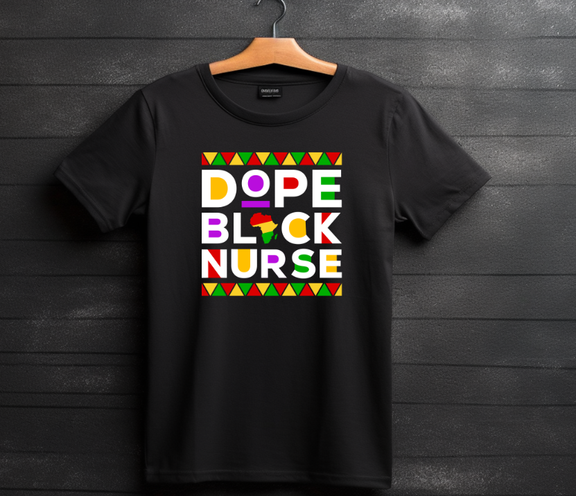 Dope Black Nurse Black History DTF Transfer