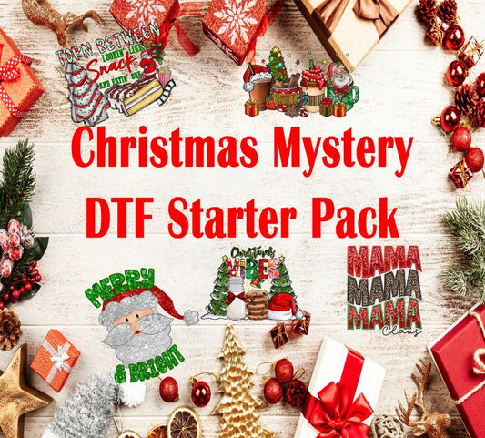 Mystery Christmas DTF Transfer Pack