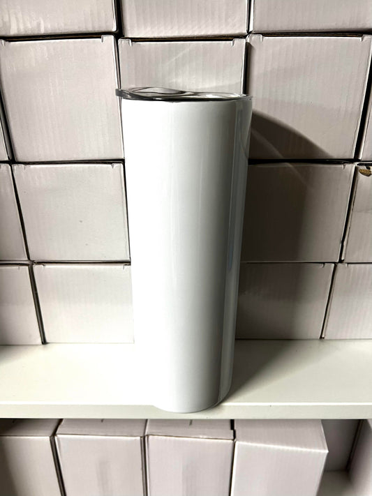 20oz Blank Straight Sublimation Tumblers (Non-Tapered)