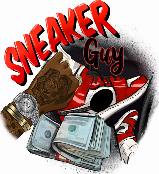 Red Sneaker Guy | DTF Transfer