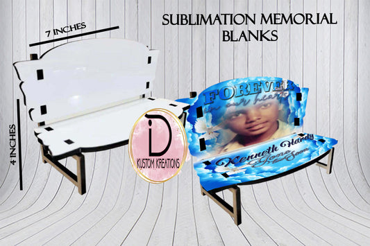 Memorial Bench Blanks | Sublimation