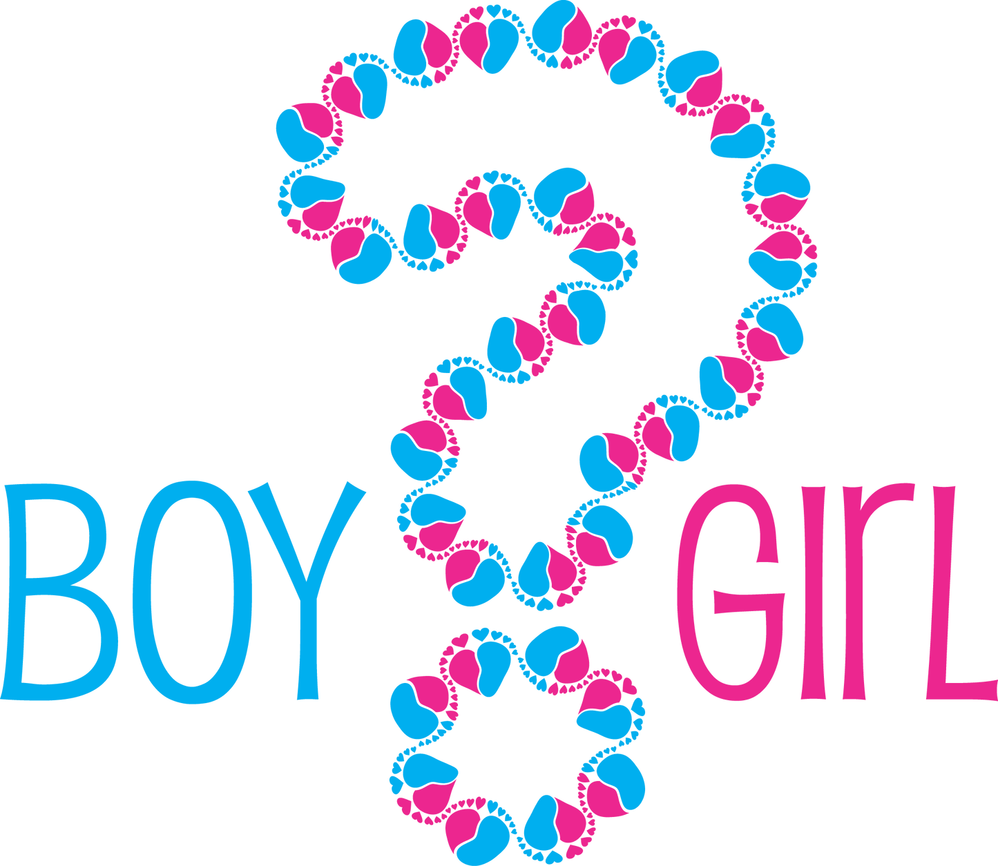 Boy Girl? Gender Reveal Transfer